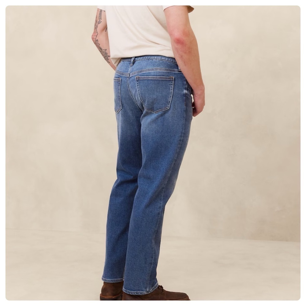 Banana Republic Straight Fit Jeans 36/32 - Picture 4 of 7